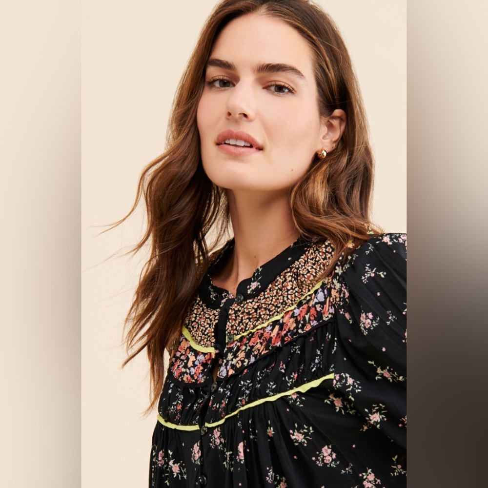 Free People Paloma Printed Blouse - Picture 4 of 7